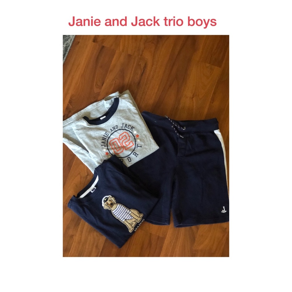 Janie and Jack Boys 3 pack size 7/8
